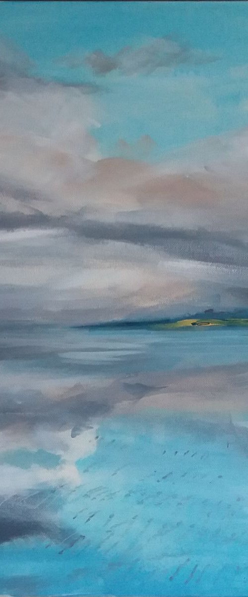 Morecambe Bay Reflections by Jean  Luce