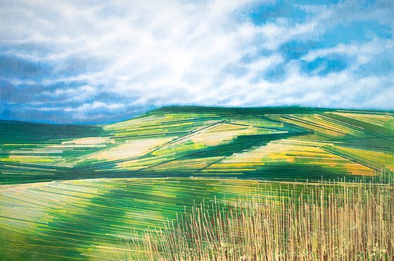 Devon Hills In Summer