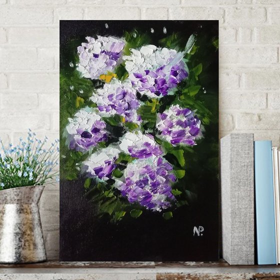 Music of flowers, original small gift idea, art for home