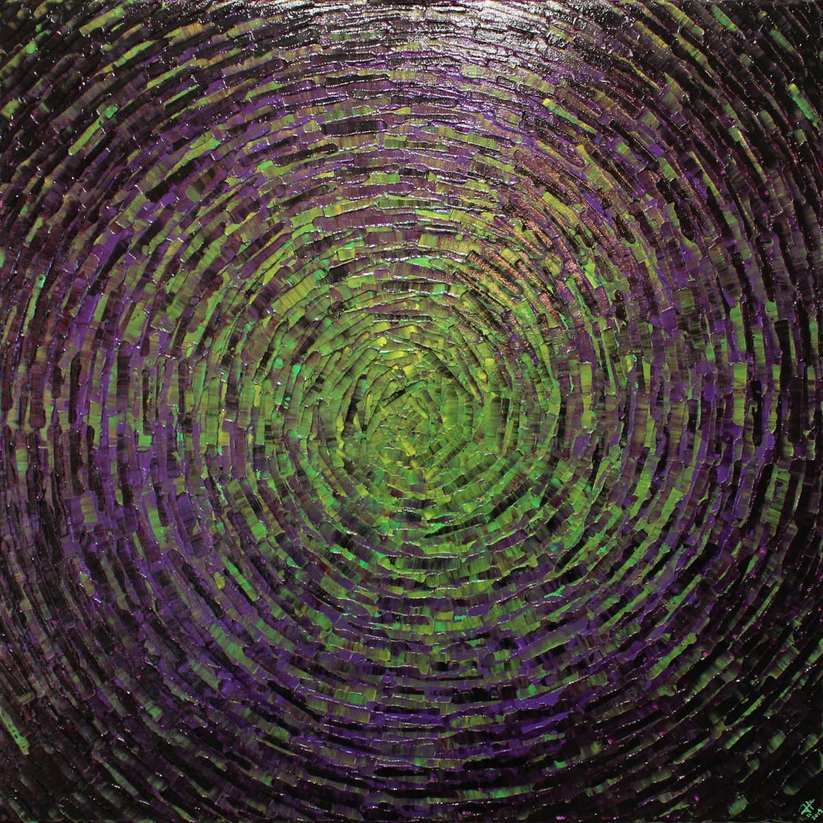 Shard of purple green color | Artfinder