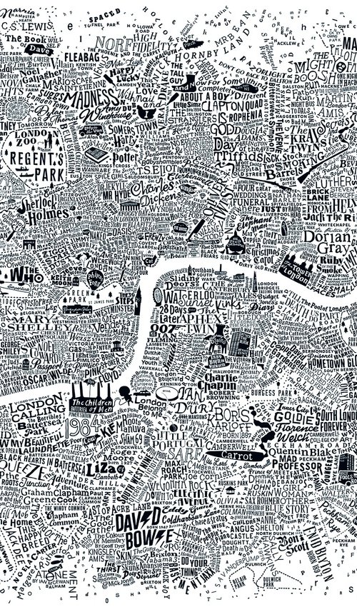 The Culture Map Of London by Dex