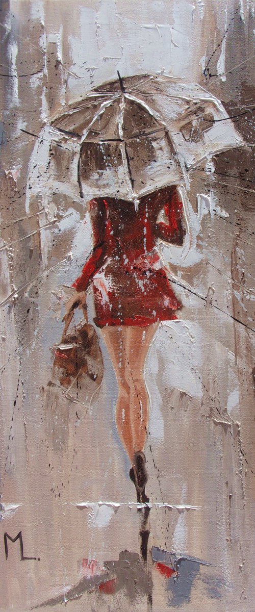 " RAINY LADY " by Monika Luniak