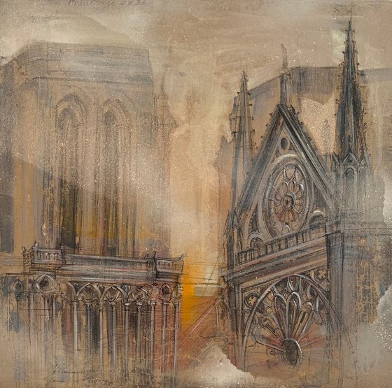 Notre-Dame in the fire