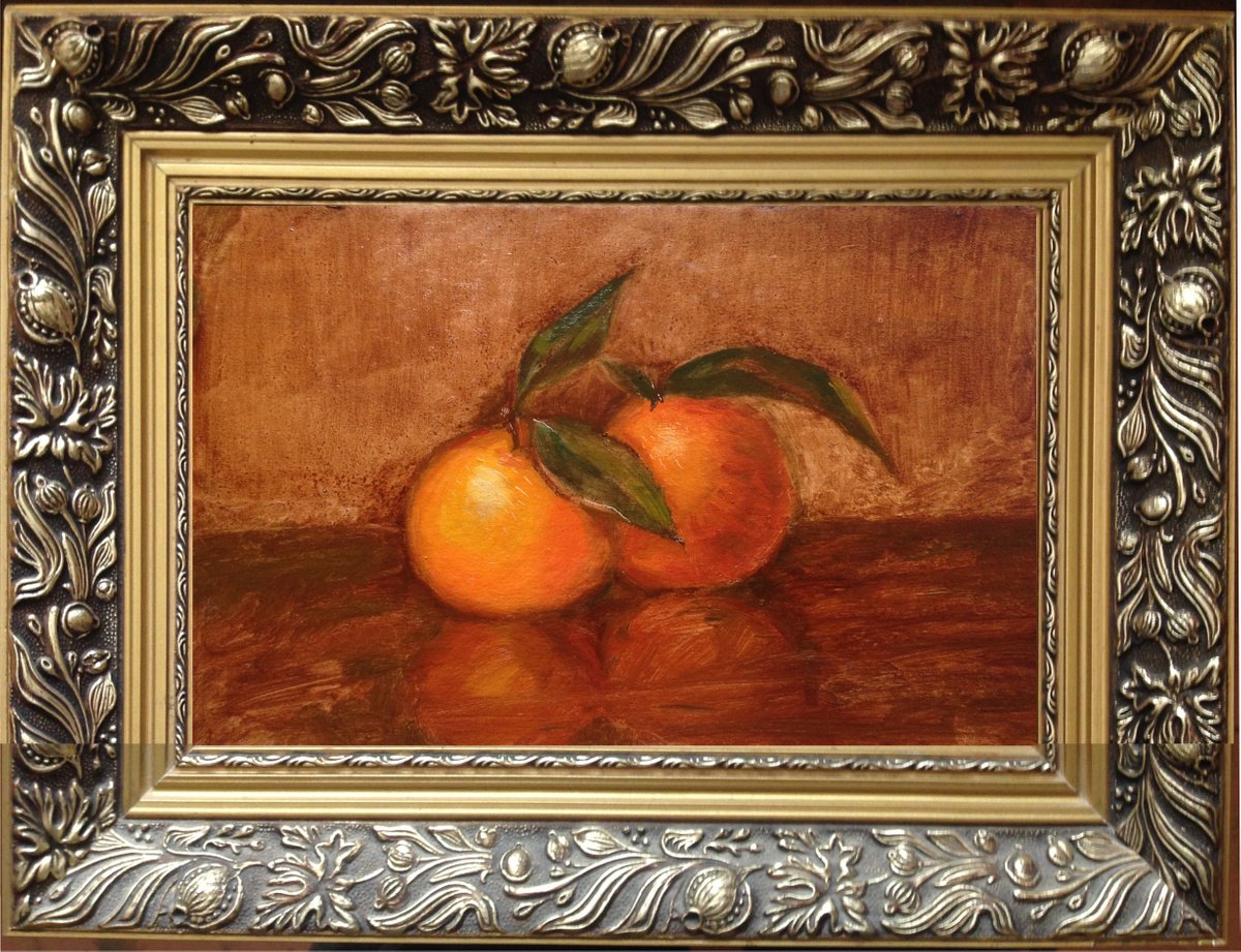 Tangerines by Roman Sergienko