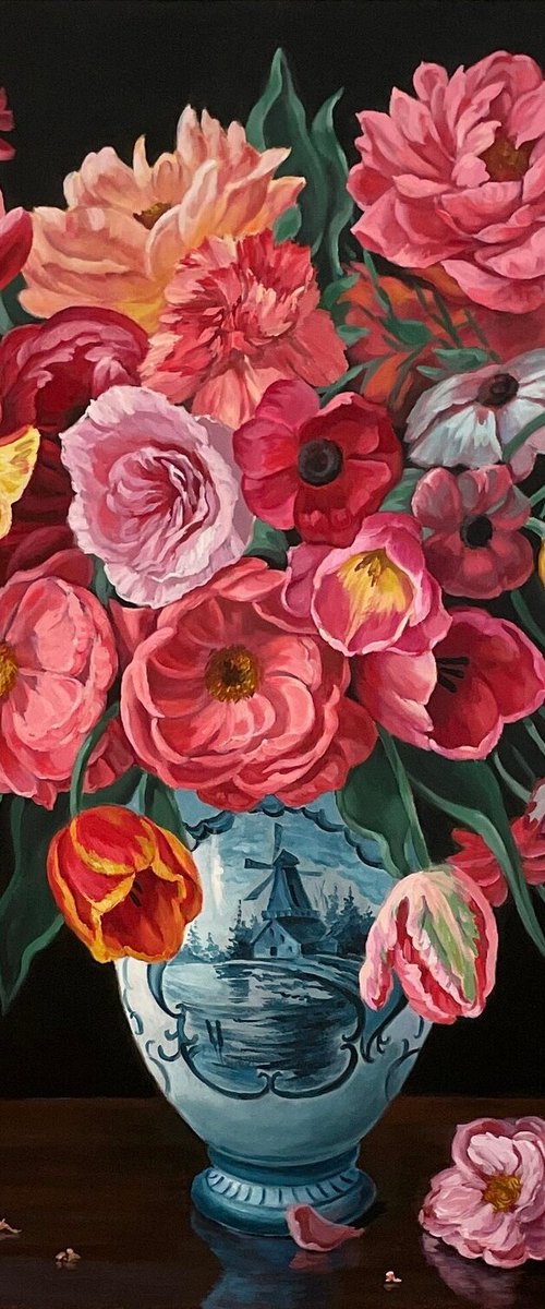 Bouquet de Pivoines by Anna Reznikova