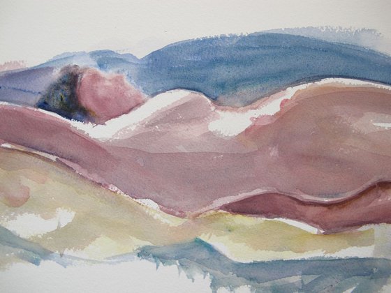 Reclining female nude