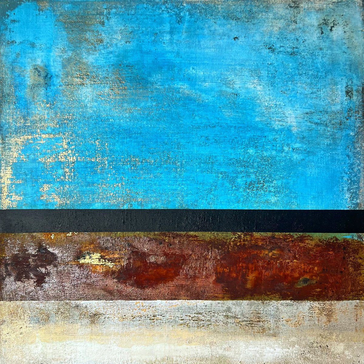 Black Divide By Sergio Aranda, 20 X 20, Artwork For Sale On Artfinder