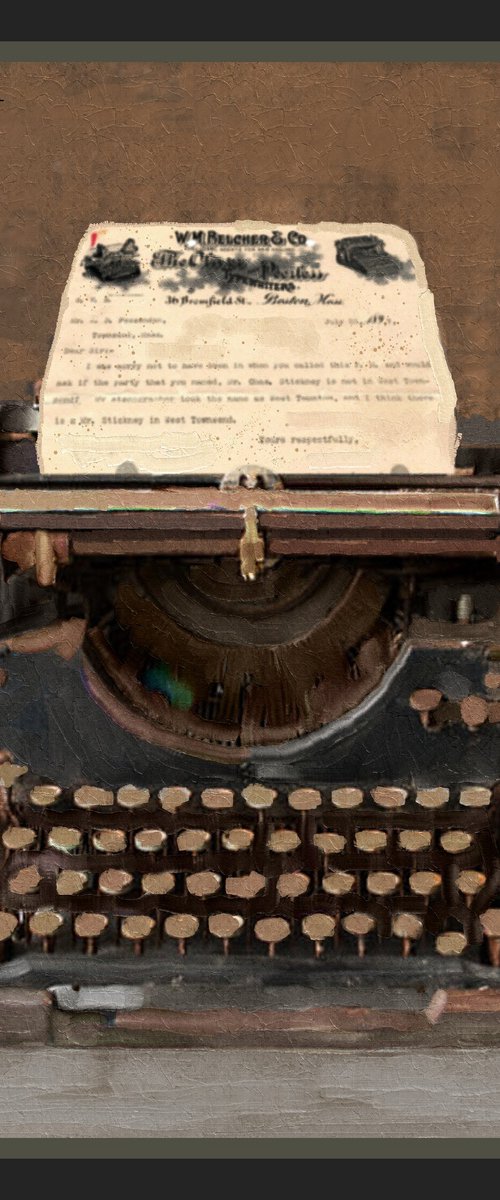 ANCIENT TYPEWRITER S by Joe McHarg