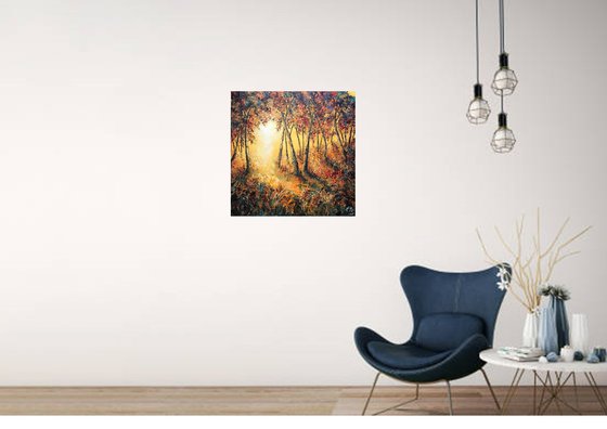 Autumn Fire -landscape painting