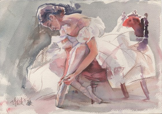 Dreaming of ballet #2 (female ballet dancer)