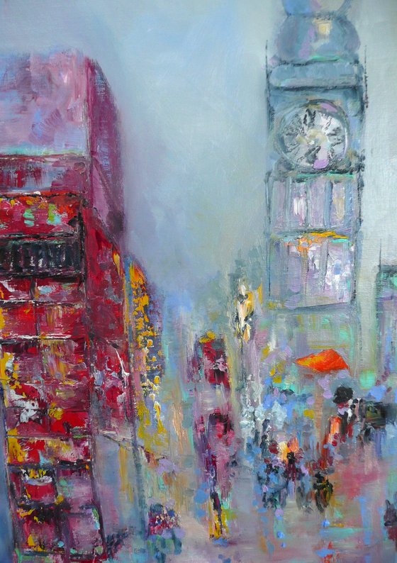 Londoners in the Rain