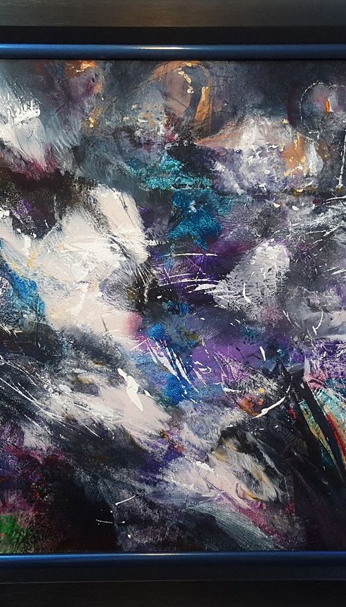 Beyond the inside " - " here i fall and never ever die ", signed on August 2017 master KLOSKA by Kloska Ovidiu
