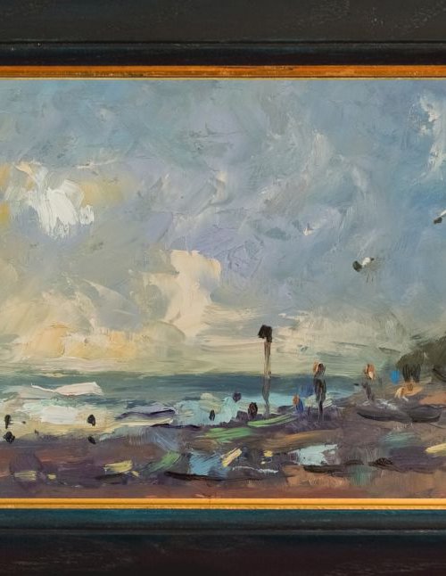 Goring Beach in the Winter by Andre Pallat