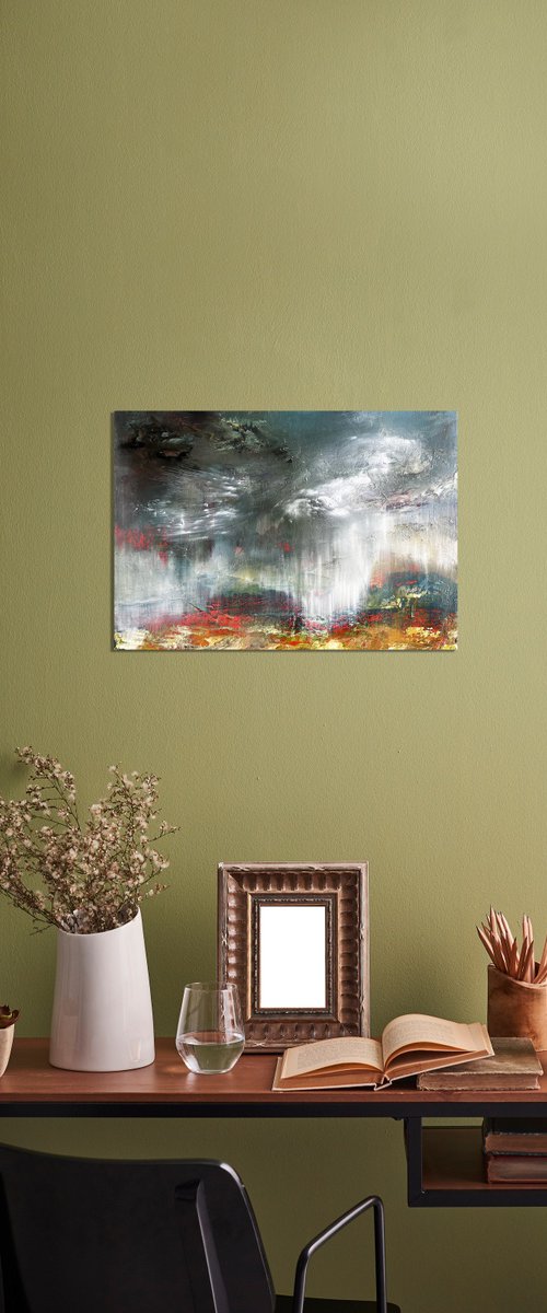 Rainy Day In Sussex by Julia Swaby