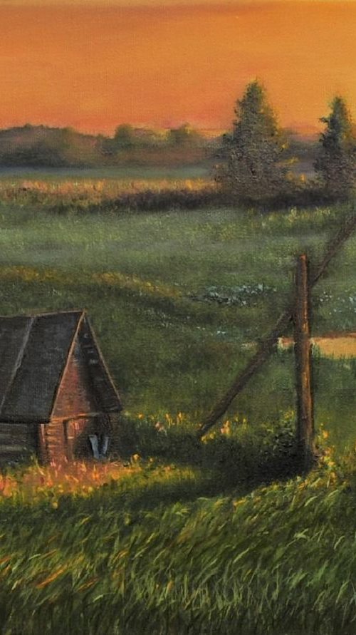 Evening by Vladimir Jarmolo