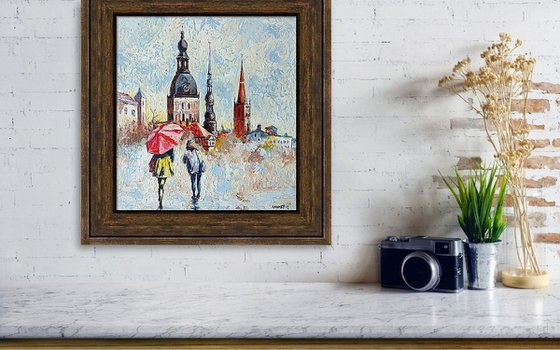 Summer Rain in the City.