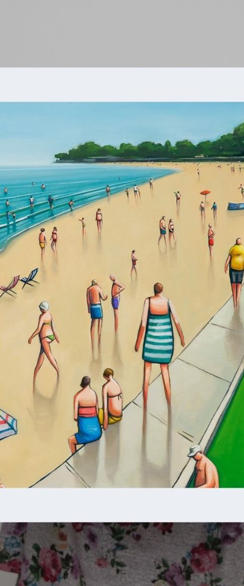 Sunny daze, IOW - Print by Harriet  Hue