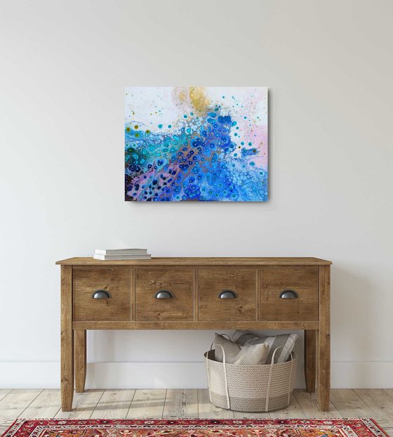 Yemaya - Original Abstract 100 x 80 cm