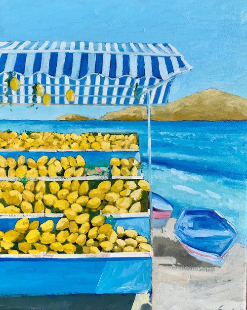 Lemons. Mediterranean summer by Volodymyr Smoliak