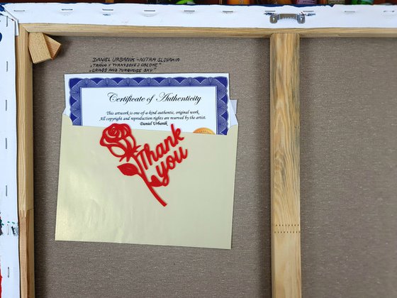 Grass And Turquoise Sky