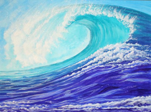 Deep Blue -wave by Jadu Sheridan