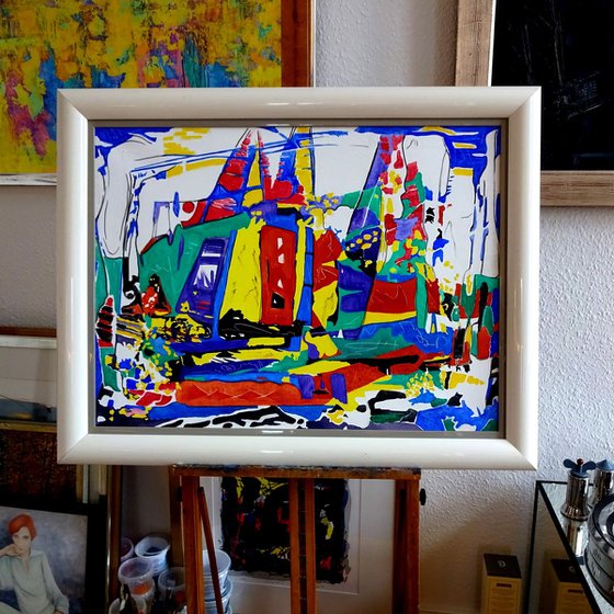 Sydney Hobart Sailing Race - A Fantasy Painting