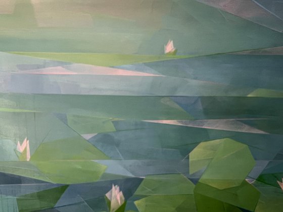 After Claude Monet: Water Lilies (Abstract)