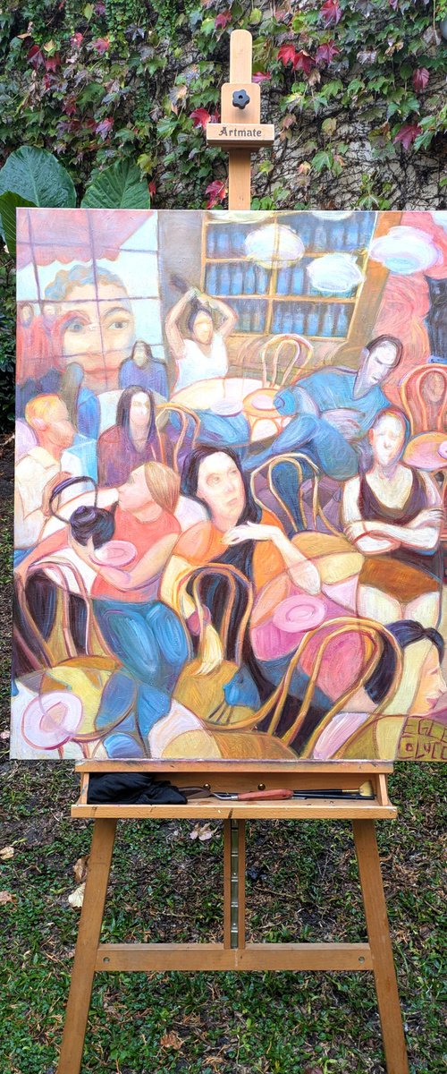 Cafe "Gato Negro" (vertical) by Egle Colucci