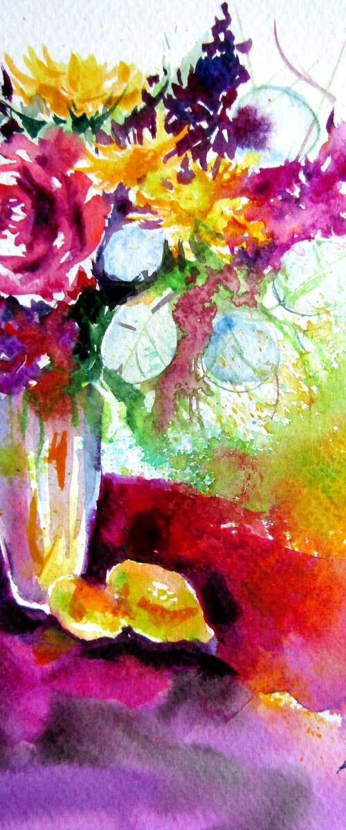Flowers still life II by Kovács Anna Brigitta