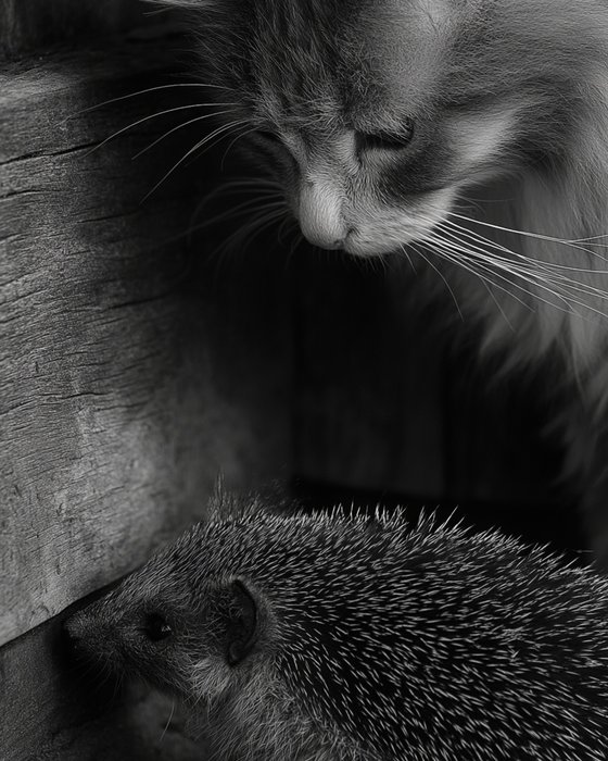 Cat in village B0805N