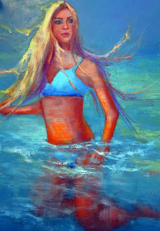 Gold & Azure: The Sea Breath