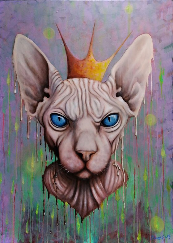 "The Cat" 100x140cm