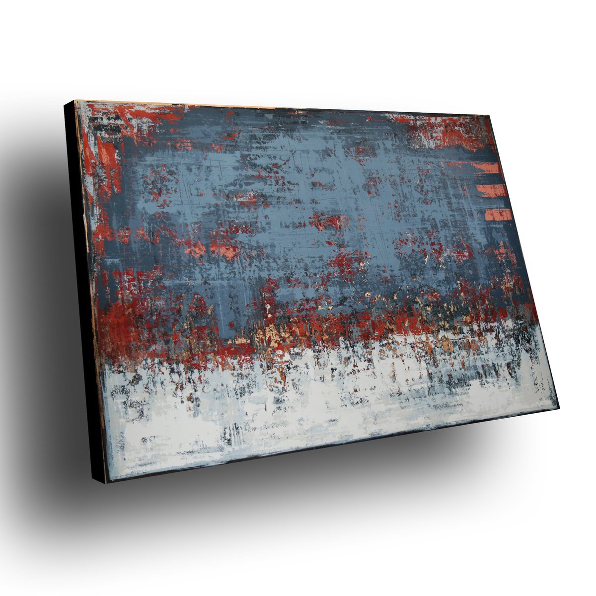 Organic Abstract Acrylic Painting By Inez Froehlich, 59 X 47, The Last Dance, Original Artwork