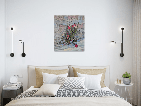 The Flowered Wall