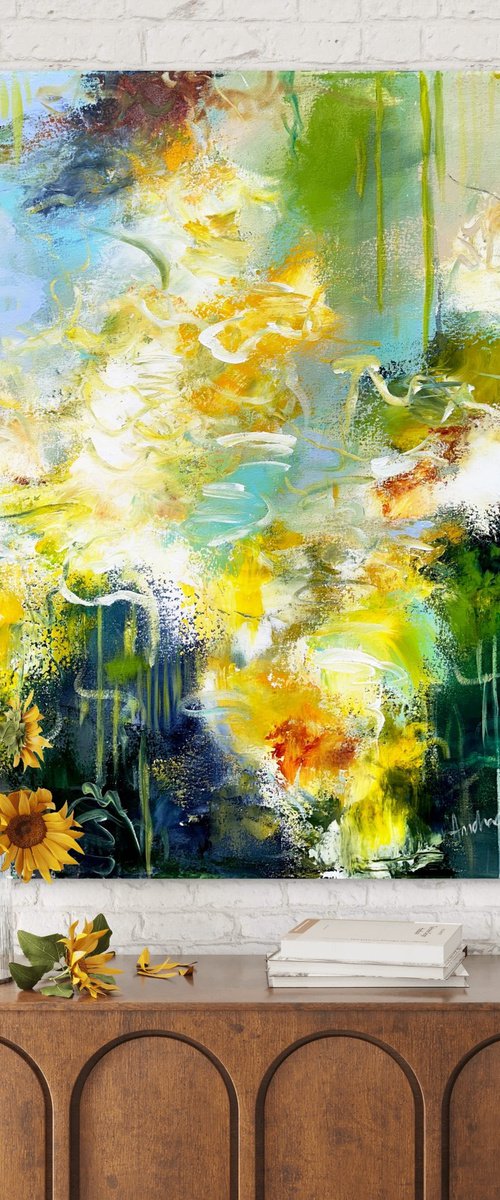 Magical garden pond by Andrada Anghel