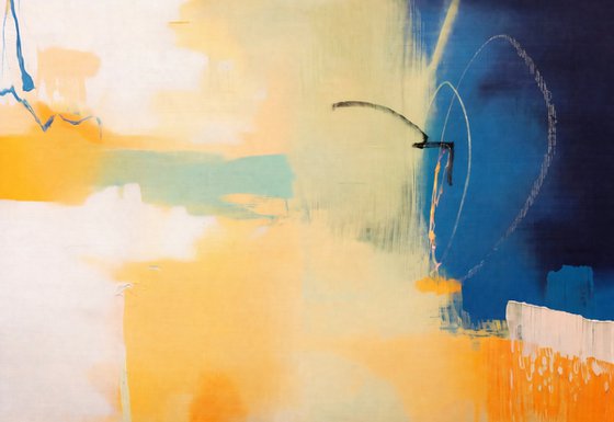 Yellow beat #6 abstraction