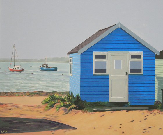 Blue Beach Hut and Boats