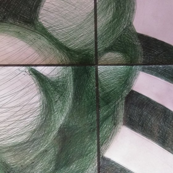"Double portrait" diptych