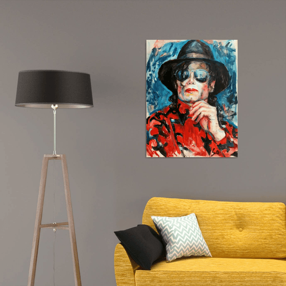 Portrait of Michael Jackson