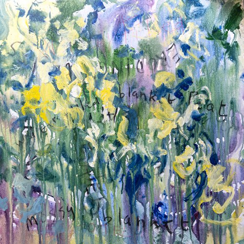 Cotton Grass Pond 2 by Elizabeth Anne Fox