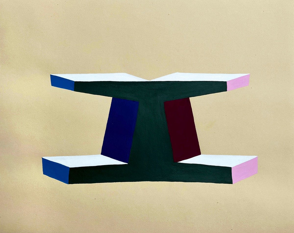 Brutalist Mirror by Amanda Andersen