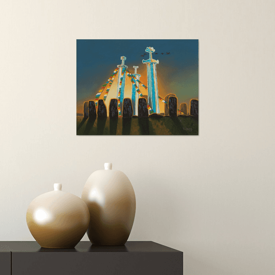 Ice swords stonehenge