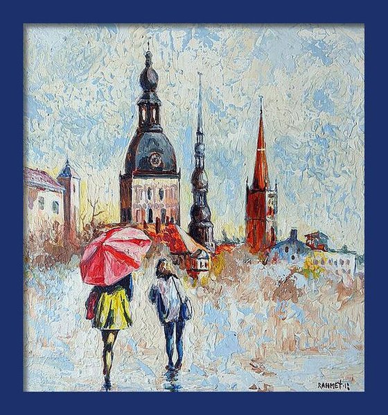 Summer Rain in the City.