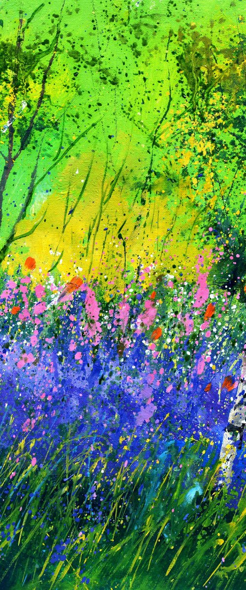 Foxgloves in the wood by Pol Henry Ledent