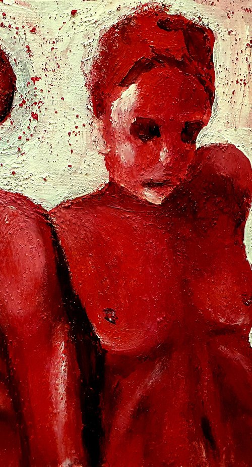 Fading Faces: Lovers by Leezee Lee ( Georgiana L. Nicolae)