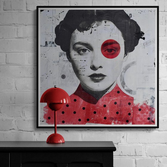 333_Portrait with Red Polka Dots