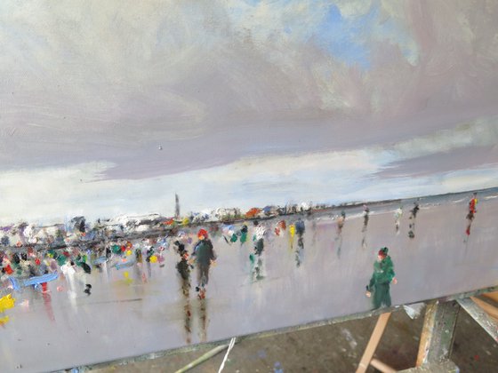 Bridlington Beach Scene