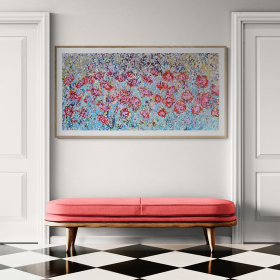 Cherry Red Poppy Meadow