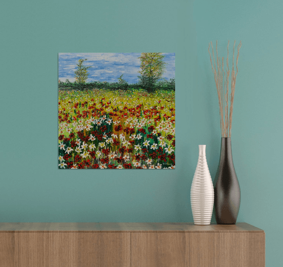 Colored meadow