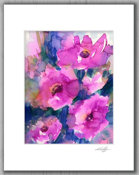 Floral Enchantment 18 - Flower Painting  by Kathy Morton Stanion